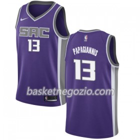 Canotte Uomo Sacramento Kings Georgios Papagiannis 13 Nike 2017-18 Viola Swingman
